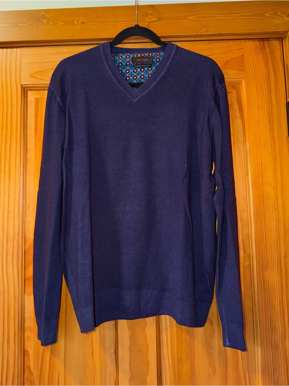 Men’s Purple Wool Sweater